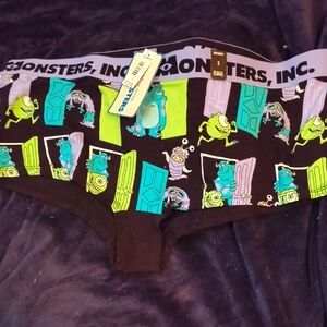 Torrid Monsters Inc. Black and Green Panties